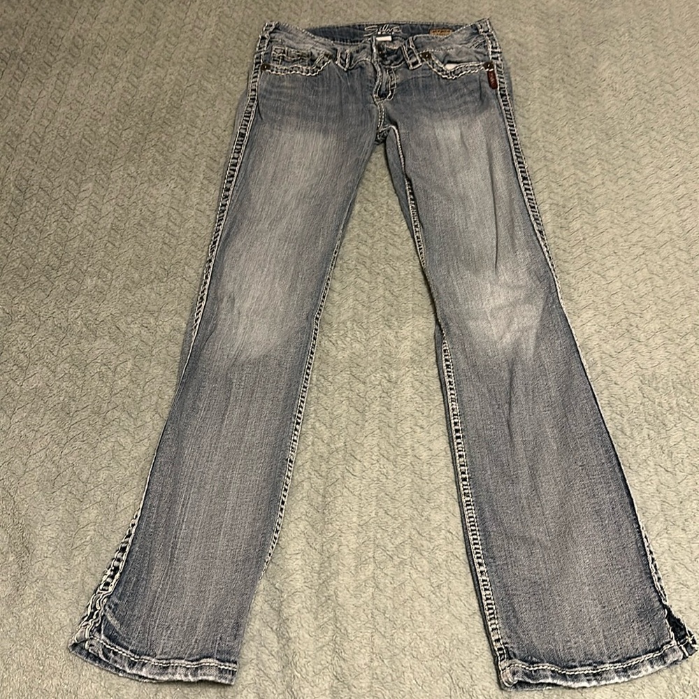 Silver Bootcut Jeans